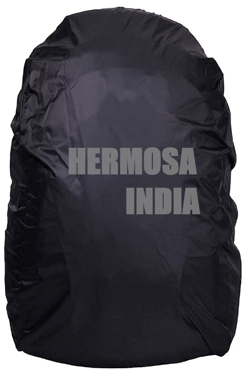 HERMOSA INDIA Large 35 L Backpack Spacy Unisex/College/School/Travel Backpack with Rain Cover and Reflective Strip (GRAY) - Image 5